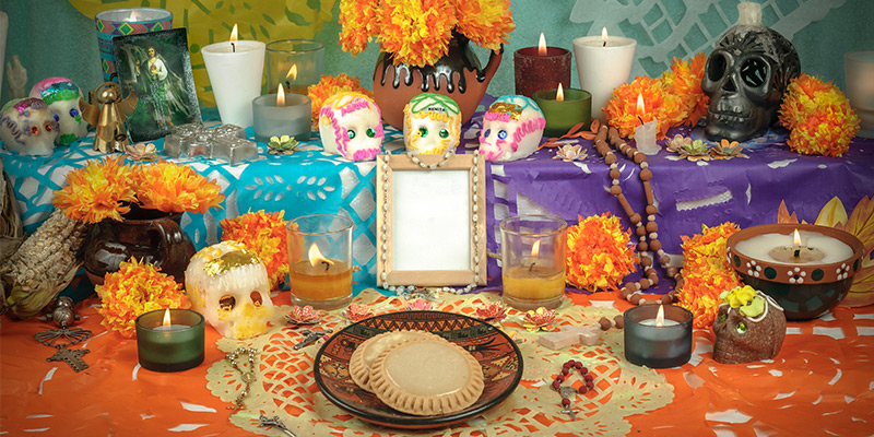 Preparing A Traditional Mexican Altar For The Day Of The Dead Preparing A Traditional Mexican Altar For The Day Of The Dead